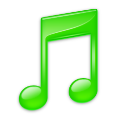 Green iTunes Icon 256x256 png